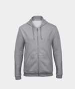 B&C ID.205 HOODED FULL ZIP SWEATSHIRT