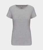 KARIBAN DAMES T-SHIRT RONDE HALS KORTE MOUWEN