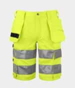 PROJOB PRIO 6535 SIGNALISATIESHORT MET SPIJKERZAKKEN EN ISO 20471 KLASSE 2