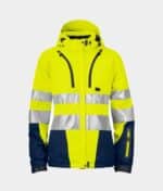 PROJOB WORKWEAR 6424 GEVOERDE SIGNALISATIE SOFTSHELL EN ISO 20471 KLASSE 3 DAMES