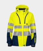 PROJOB WORKWEAR 6423 ONGEVOERDE SIGNALISATIE SOFTSHELL EN ISO 20471 KLASSE 3 DAMES