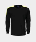 PROJOB WORKWEAR 2020 T-SHIRT LANGE MOUWEN MET FLUO INZETSTUKKEN