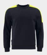 PROJOB WORKWEAR 2125 SWEATER RONDE HALS MET FLUO INZETSTUKKEN